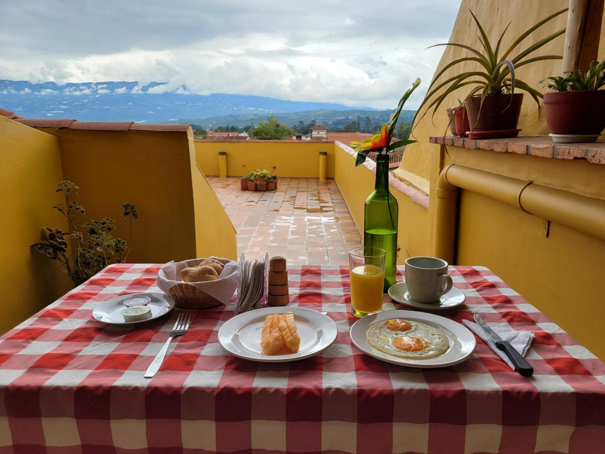 Casa Cantabria Hotel Villa de Leyva Bagian luar foto